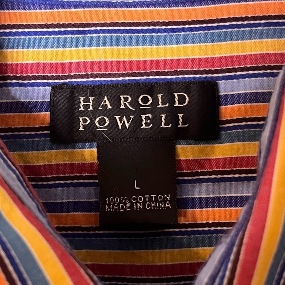 Harold Powell Colorful Striped‎ Button Down - Picture 4 of 4